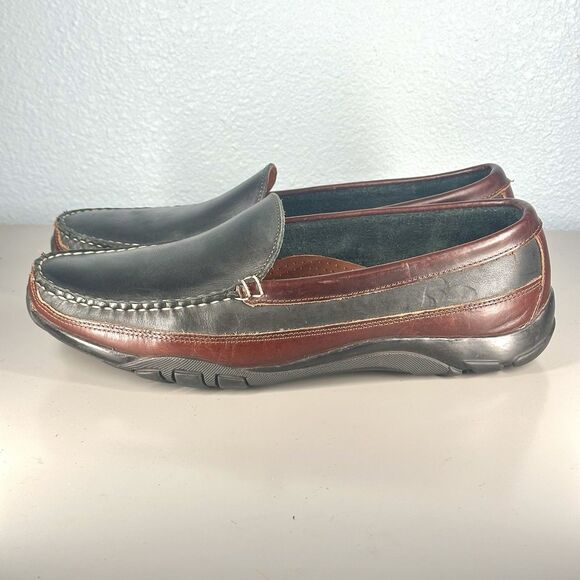 Allen Edmonds Boulder Loafers Mens Size 11.5 Black Leather Slip On Shoes Moc main image 9